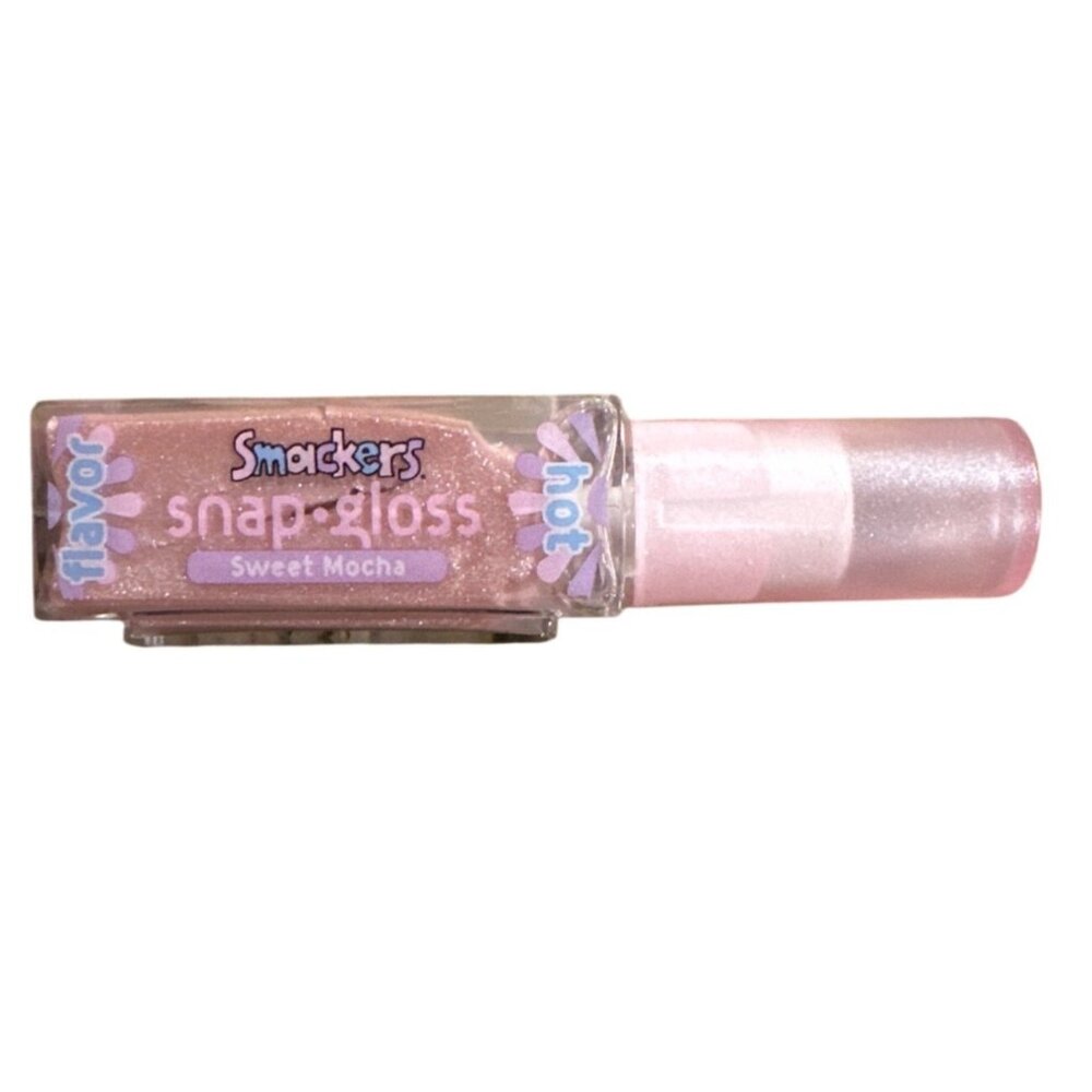 NEW Bubble Font Bonne Bell Lip Smacker SWEET MOCHA Snap Lip Gloss Discontinued